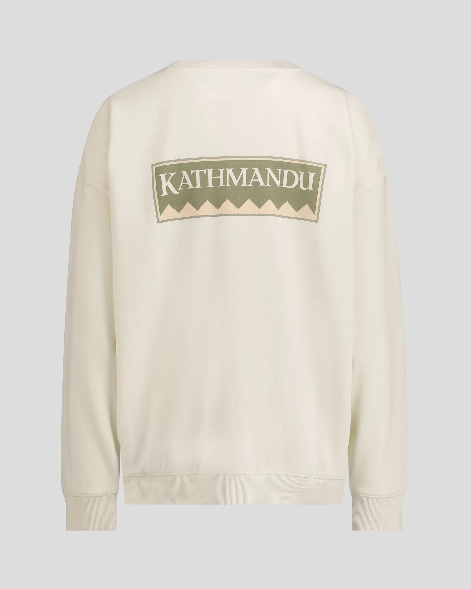 Women's Heritage Logo Slouchy LT BB Crew Sweatshirt - Natural - Image 5