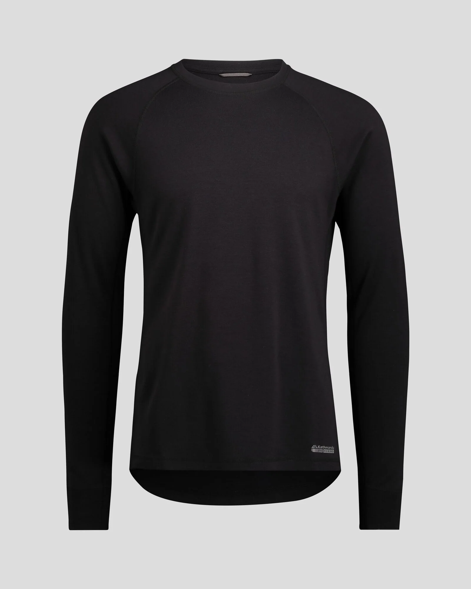 Men's K-Merino 250 Long Sleeve Top - Black Stingray - Image 4