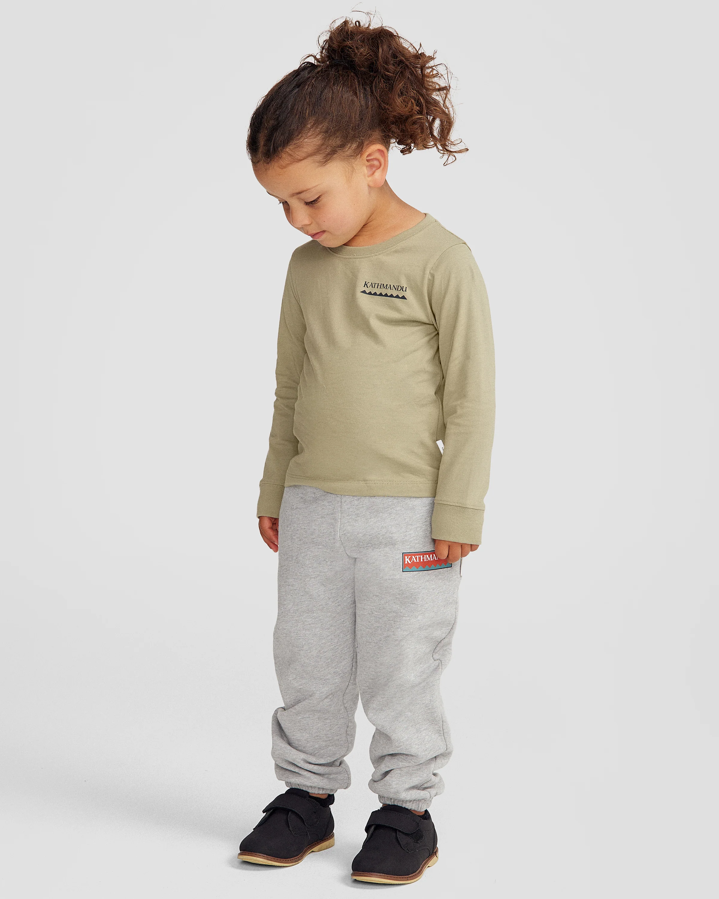 Kids' Heritage Organic Cotton Long Sleeve T-shirt - Light Beech - Image 7