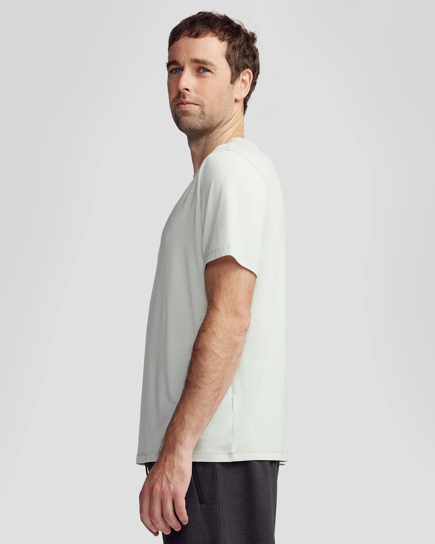 Men’s Anytime T - shirt - Light Sage - Image 4