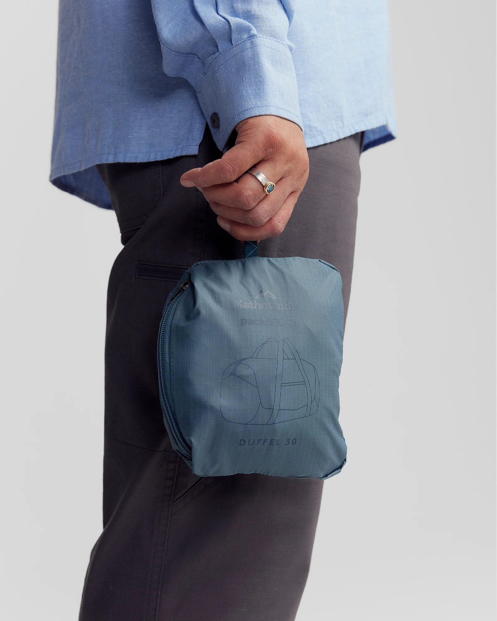 Pack&Go Duffel - Washed Blue - Image 5