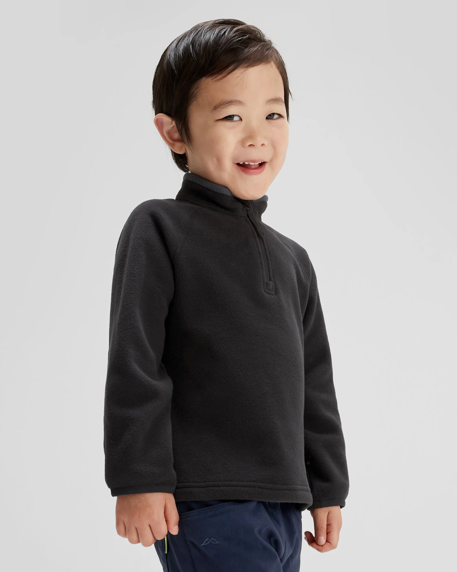 Kids' Ridge 100 PrimaLoft Bio Pullover - Black - Image 5