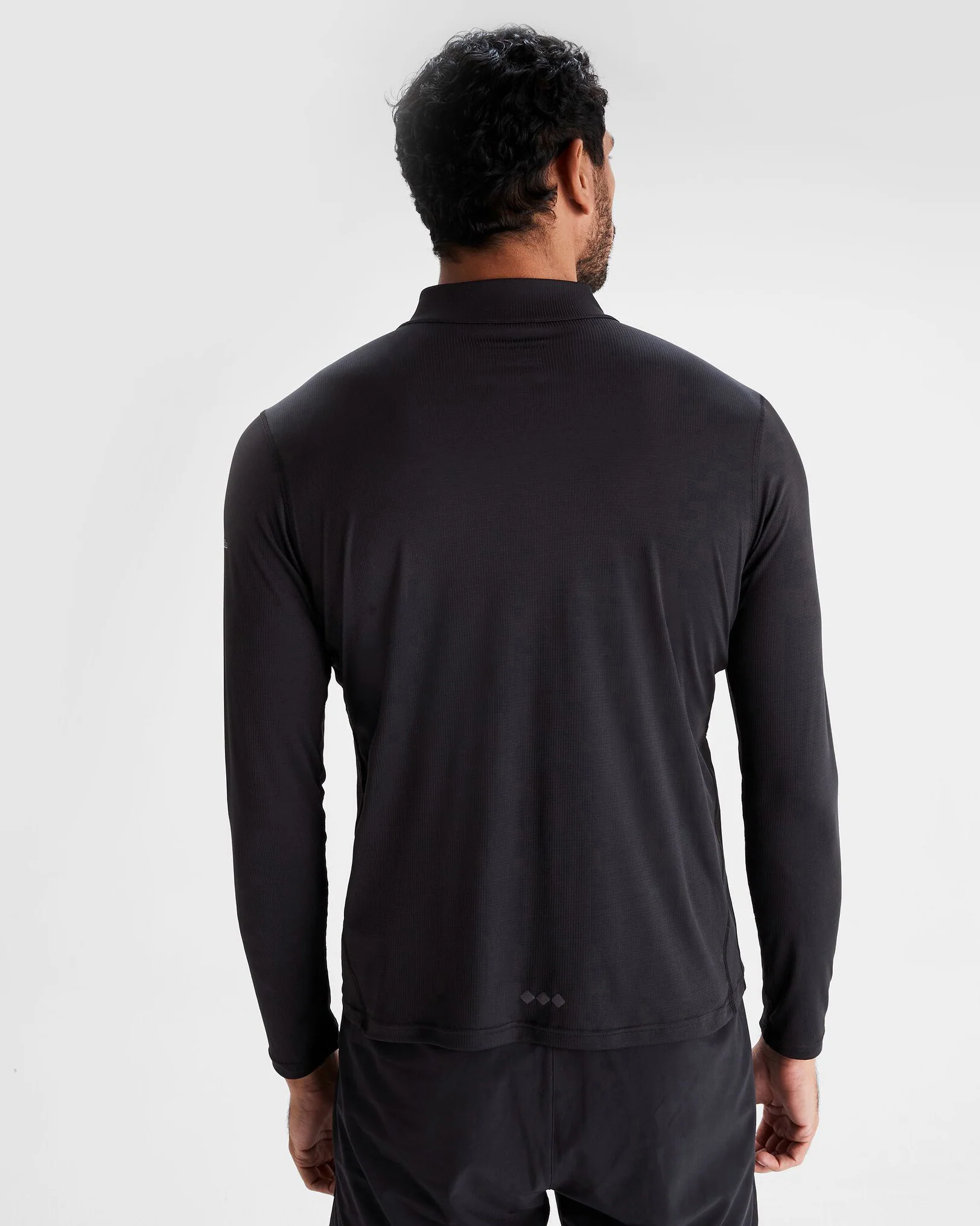 Men's Seeker Quarter Zip Top - Black Stingray - Image 3