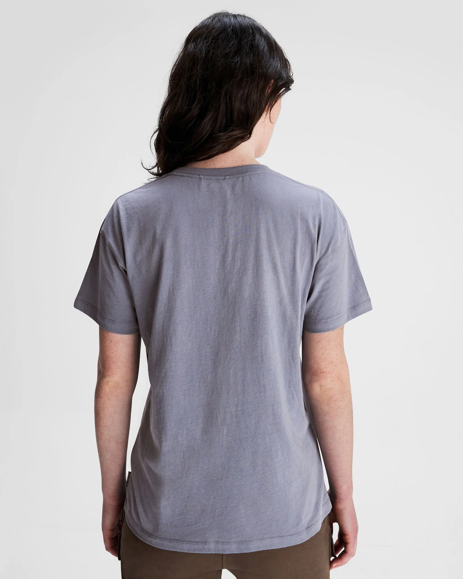 Women's Tree Line Organic Cotton T-shirt - Dark Haze - Image 3